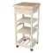 International Concepts Kitchen Trolley, Unfinished WC-1515 - alternate 1